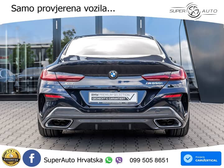 BMW M850i Gran Coupe xDrive Aut. M Sport 530 KS, 360+ACC+KEY+GR SJED+VIRT+LANE