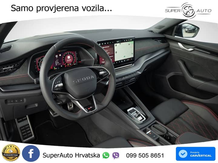 Škoda Octavia 2.0 TSI DSG RS 265 KS, ACC+360+KEY+GR SJED+HEAD+VIRT+LANE