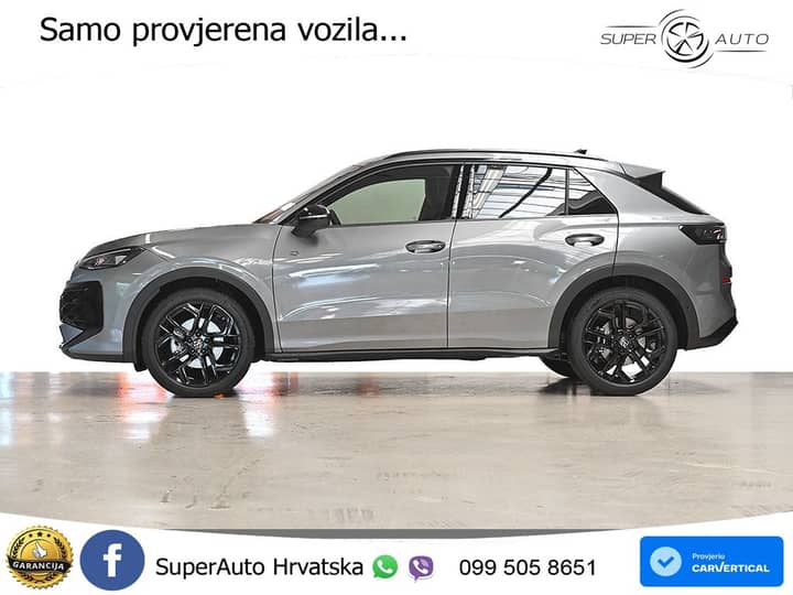 VW T-Roc 1.5 eTSI DSG R-Line 150 KS, ACC+360+KEY+GR SJED+HEAD+VIRT+LANE
