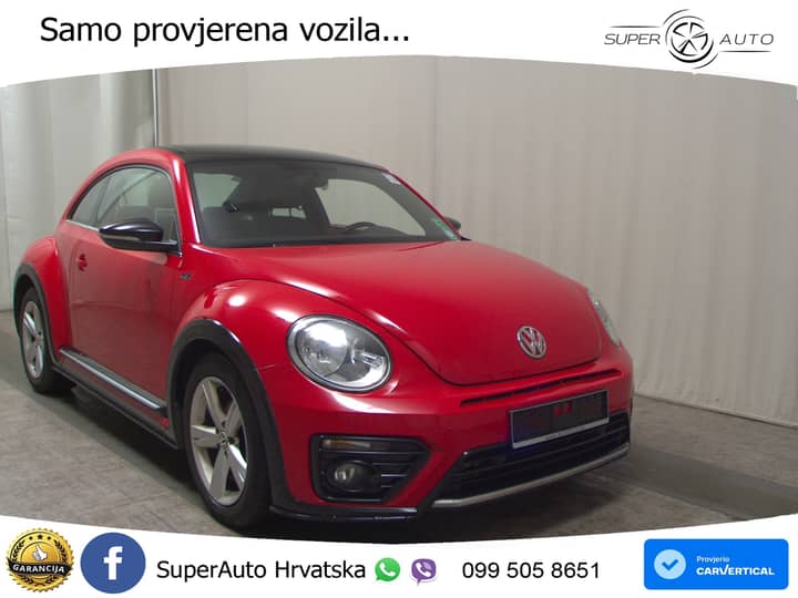 VW Beetle 1.4 TSI R-Line 150 KS, PANO+GR SJED+PDC+S&S