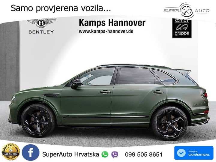 Bentley Bentayga 4.0 V8 AWD Aut. S 551 KS, ZRAČNI+ACC+360+4xGR SJED+PANO+HEAD