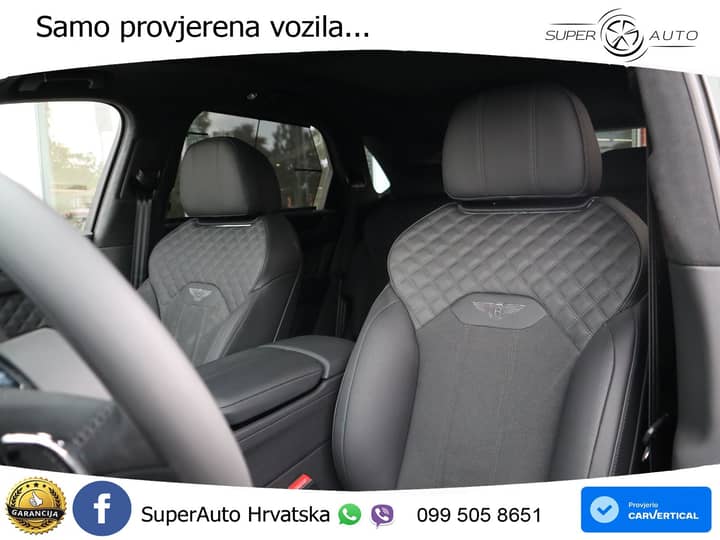 Bentley Bentayga 4.0 V8 AWD Aut. S 551 KS, ZRAČNI+ACC+360+4xGR SJED+PANO+HEAD