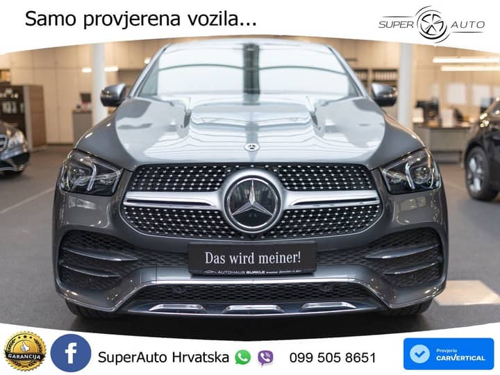 Mercedes GLE Coupe 350d Aut. AMG 272 KS, 360+VIRT+GR SJED+KEY+LANE