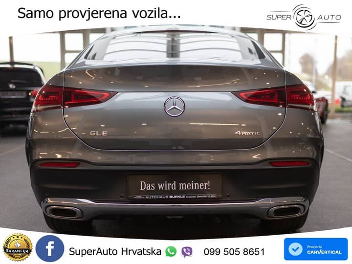 Mercedes GLE Coupe 350d Aut. AMG 272 KS, 360+VIRT+GR SJED+KEY+LANE