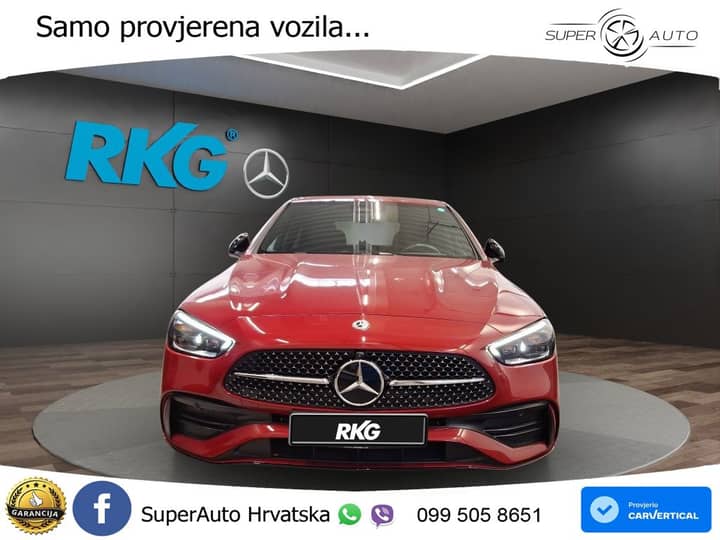 Mercedes C 200 Aut. AMG 204 KS, ACC+360+KEY+GR SJED+VIRT+LANE