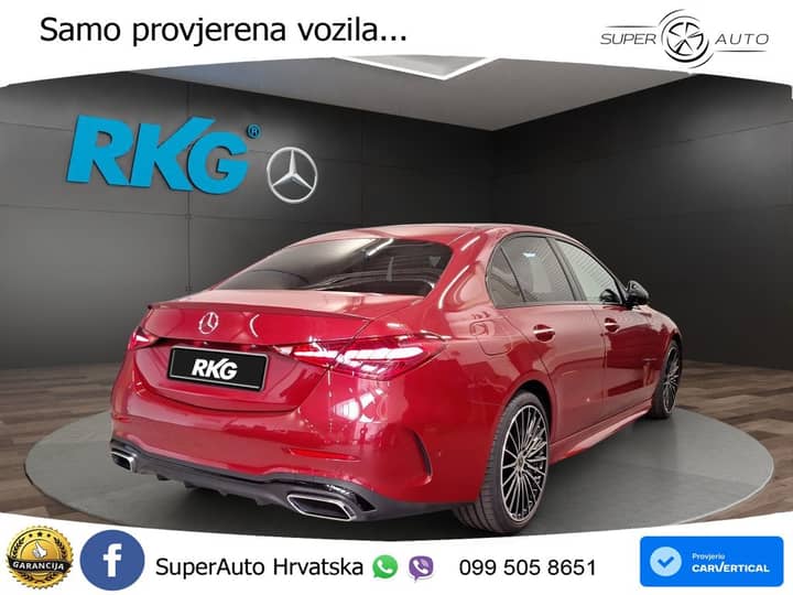 Mercedes C 200 Aut. AMG 204 KS, ACC+360+KEY+GR SJED+VIRT+LANE