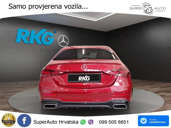 Mercedes C 200 Aut. AMG 204 KS, ACC+360+KEY+GR SJED+VIRT+LANE
