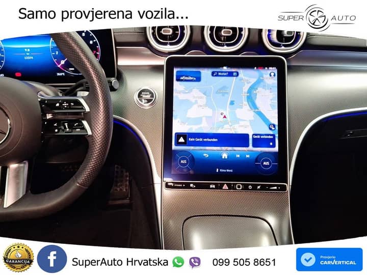 Mercedes C 200 Aut. AMG 204 KS, ACC+360+KEY+GR SJED+VIRT+LANE