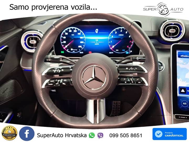 Mercedes C 200 Aut. AMG 204 KS, ACC+360+KEY+GR SJED+VIRT+LANE