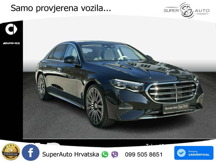 Mercedes E 450d V6 4M Aut. 367KS, 360+ZRAČNI+PANO+NAVI+GR SJED+VIRT+LED