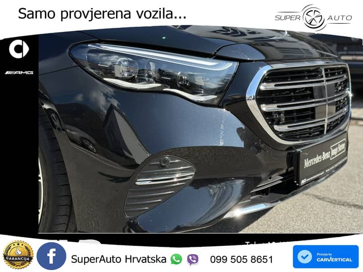 Mercedes E 450d V6 4M Aut. 367KS, 360+ZRAČNI+PANO+NAVI+GR SJED+VIRT+LED