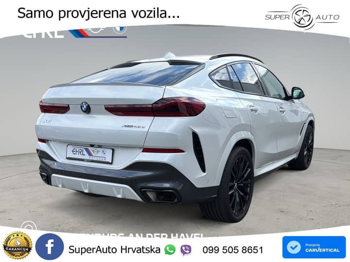 BMW X6 40d xDrive Steptronic M Sport 340 KS, LASER+ACC+4xGR SJED+360+PANO