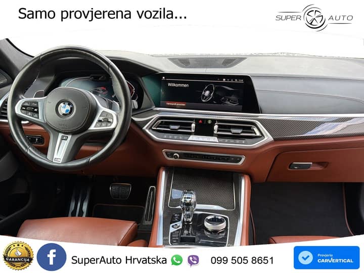 BMW X6 40d xDrive Steptronic M Sport 340 KS, LASER+ACC+4xGR SJED+360+PANO
