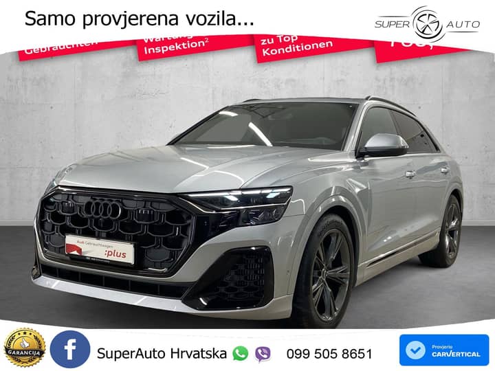 Audi Q8 55 TFSI quattro Aut. 340 KS, PANO+ZRAČ+360+GR SJED+ACC+KEY+HEAD+LANE