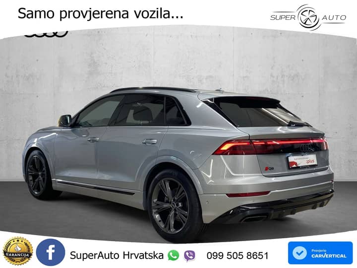 Audi Q8 55 TFSI quattro Aut. 340 KS, PANO+ZRAČ+360+GR SJED+ACC+KEY+HEAD+LANE