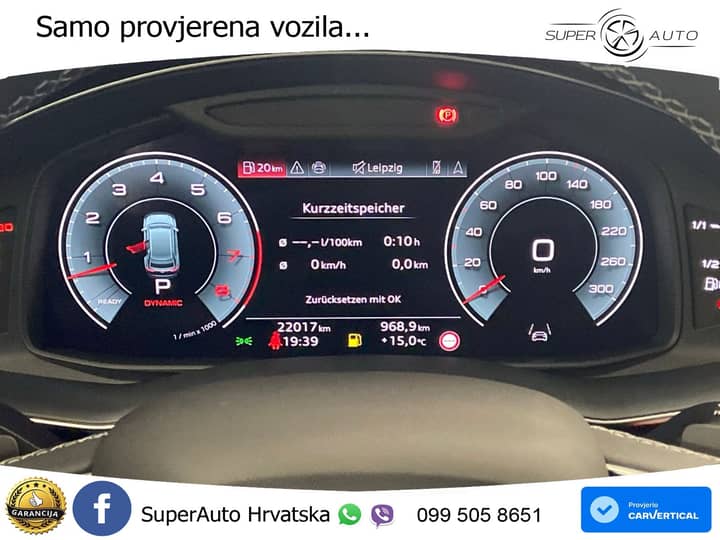 Audi Q8 55 TFSI quattro Aut. 340 KS, PANO+ZRAČ+360+GR SJED+ACC+KEY+HEAD+LANE