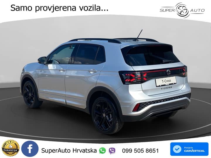VW T-Cross 1.5 TSI DSG R-Line 150 KS, ACC+KAM+GR SJED+VIRT+LANE