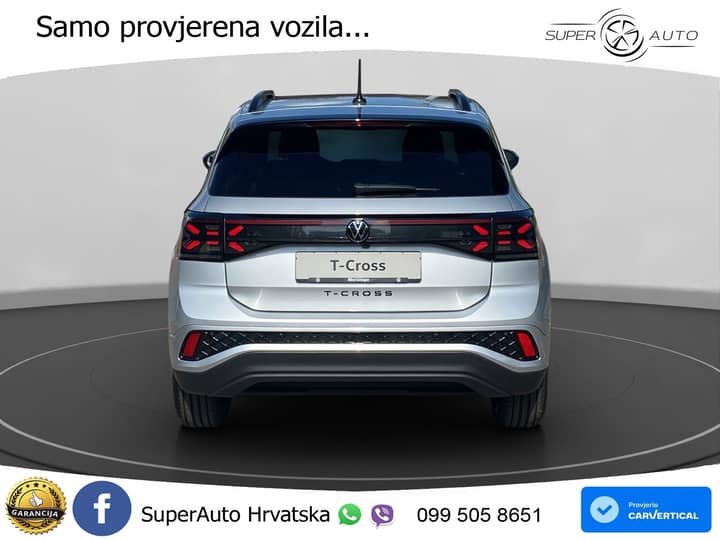 VW T-Cross 1.5 TSI DSG R-Line 150 KS, ACC+KAM+GR SJED+VIRT+LANE