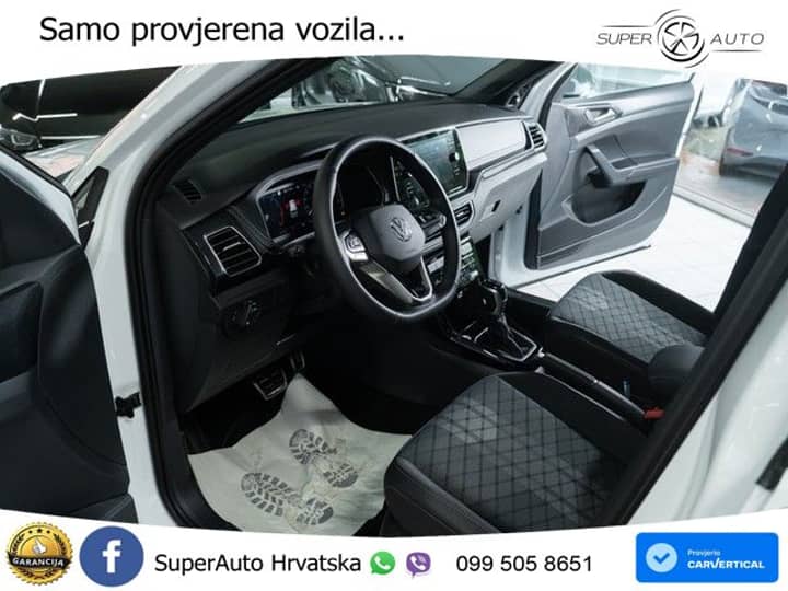VW T-Cross 1.5 TSI DSG R-Line 150 KS, ACC+KAM+KEY+GR SJED+VIRT+LANE