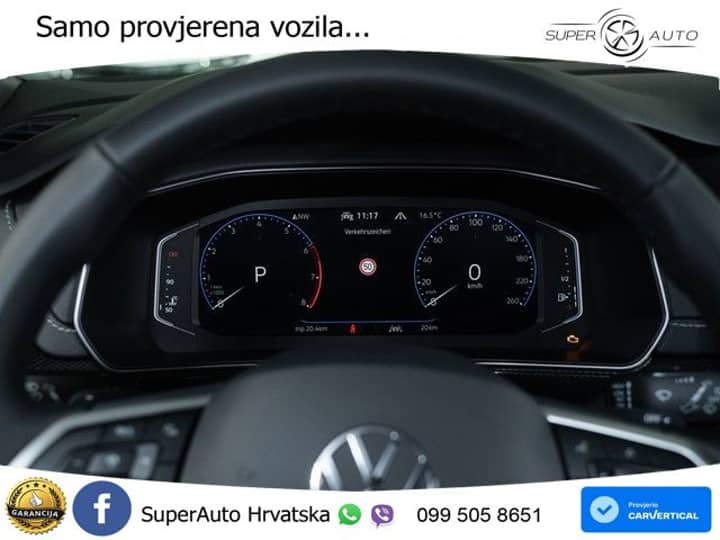 VW T-Cross 1.5 TSI DSG R-Line 150 KS, ACC+KAM+KEY+GR SJED+VIRT+LANE
