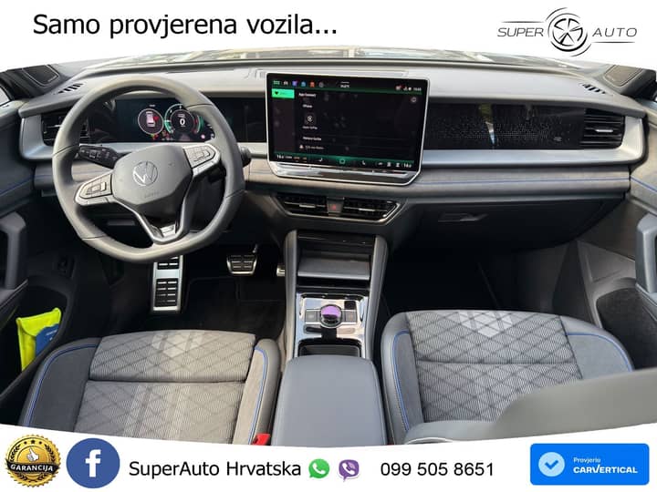 VW Tayron 2.0 TDI 4M DSG R-Line 193 KS, PANO+360+ACC+GR SJED+HEAD+KEY+LANE