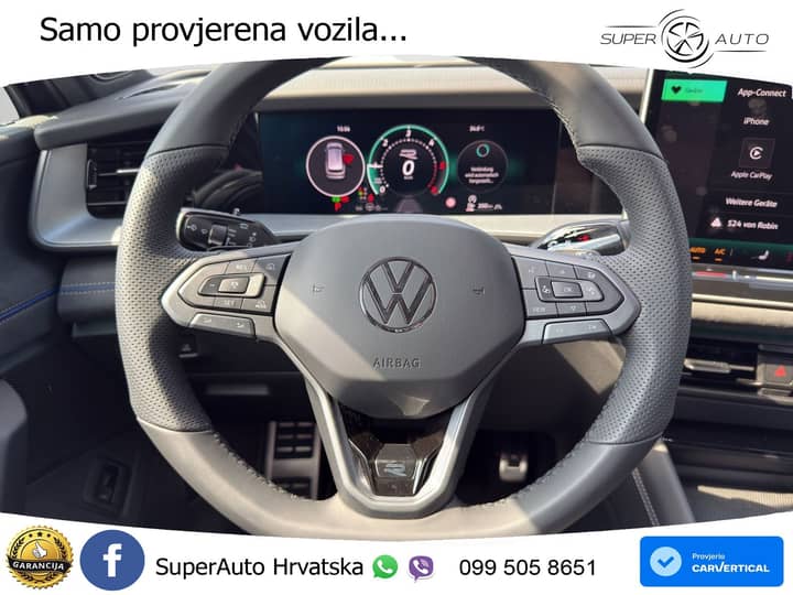 VW Tayron 2.0 TDI 4M DSG R-Line 193 KS, PANO+360+ACC+GR SJED+HEAD+KEY+LANE