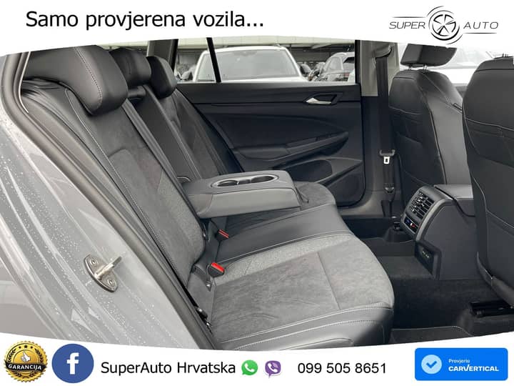 VW Golf 8 Variant 2.0 TDI DSG Style 150 KS, LED+ACC+360+GR SJED+VIRT+MASAŽA+PARK