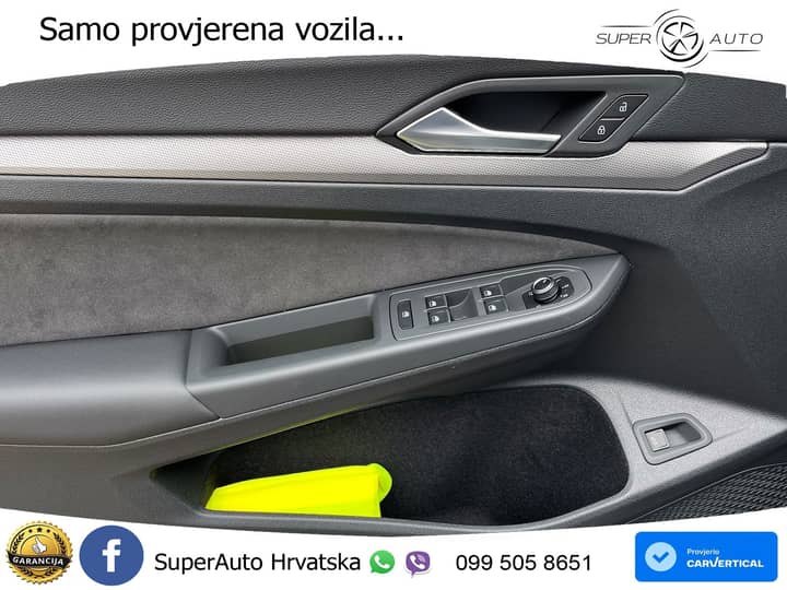 VW Golf 8 Variant 2.0 TDI DSG Style 150 KS, LED+ACC+360+GR SJED+VIRT+MASAŽA+PARK