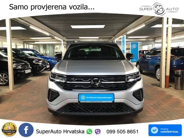 VW T-Cross 1.5 TSI DSG R-Line 150 KS, ACC+KAM+KEY+GR SJED+VIRT+LANE+