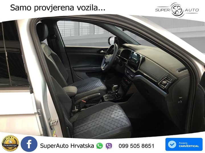 VW T-Cross 1.5 TSI DSG R-Line 150 KS, ACC+KAM+KEY+GR SJED+VIRT+LANE+