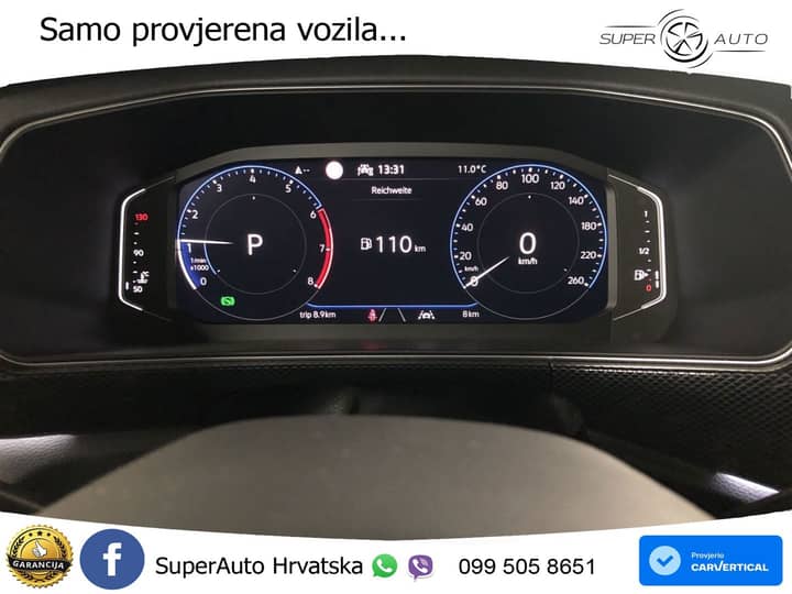 VW T-Cross 1.5 TSI DSG R-Line 150 KS, ACC+KAM+KEY+GR SJED+VIRT+LANE+