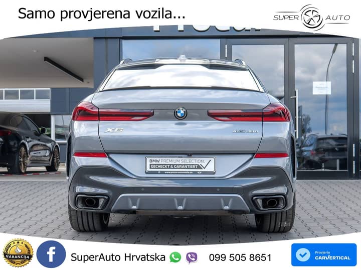 BMW X6 40d xDrive Steptronic M Sport 340 KS, LED+ACC+4xGR SJED+360+PANO