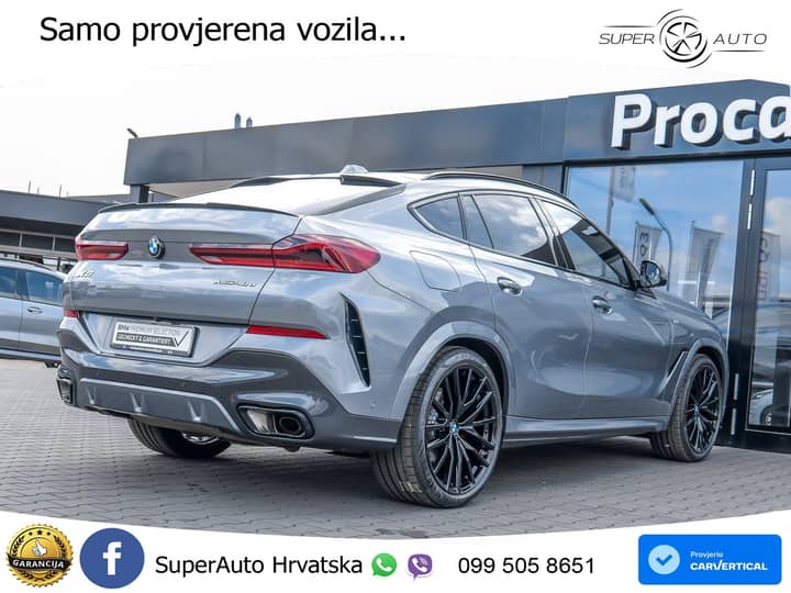 BMW X6 40d xDrive Steptronic M Sport 340 KS, LED+ACC+4xGR SJED+360+PANO