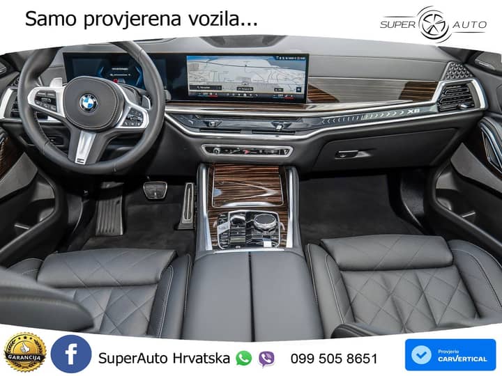 BMW X6 40d xDrive Steptronic M Sport 340 KS, LED+ACC+4xGR SJED+360+PANO