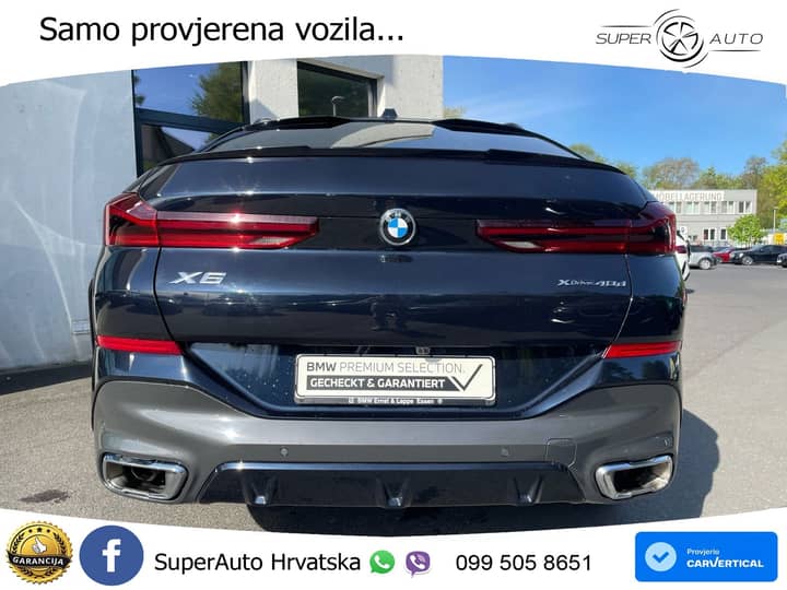 BMW X6 40d xDrive Steptronic M Sport 352 KS, LED+ACC+4xGR SJED+360+PANO