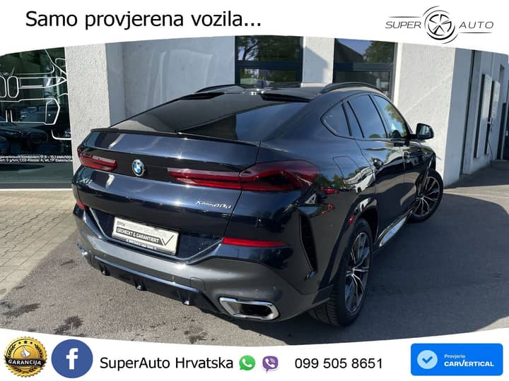 BMW X6 40d xDrive Steptronic M Sport 352 KS, LED+ACC+4xGR SJED+360+PANO