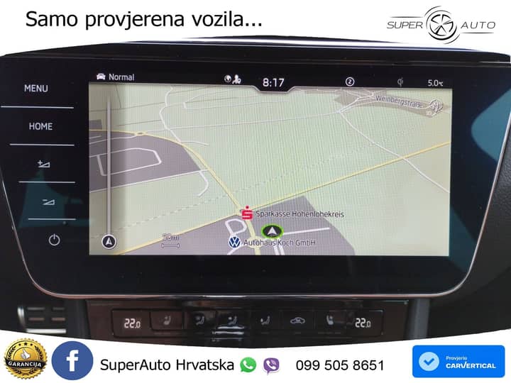 Škoda Superb Combi 2.0 TDI 4x4 L&K 193 KS, LED+ACC+4xGR SJED+360+PANO+PDC