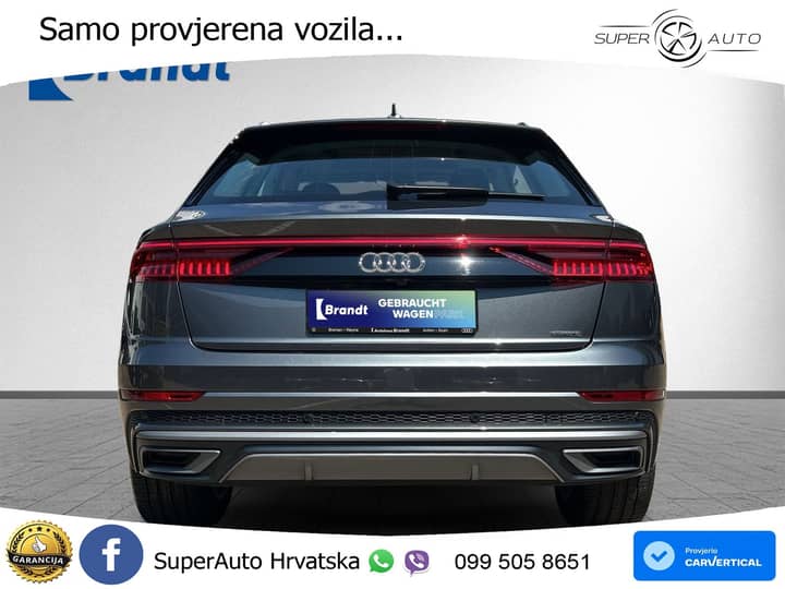 Audi Q8 50 TDI V6 quattro tiptronic S Line 286 KS, ZRAČNI+ACC+4xGR SJED+360+PDC