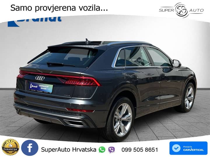 Audi Q8 50 TDI V6 quattro tiptronic S Line 286 KS, ZRAČNI+ACC+4xGR SJED+360+PDC