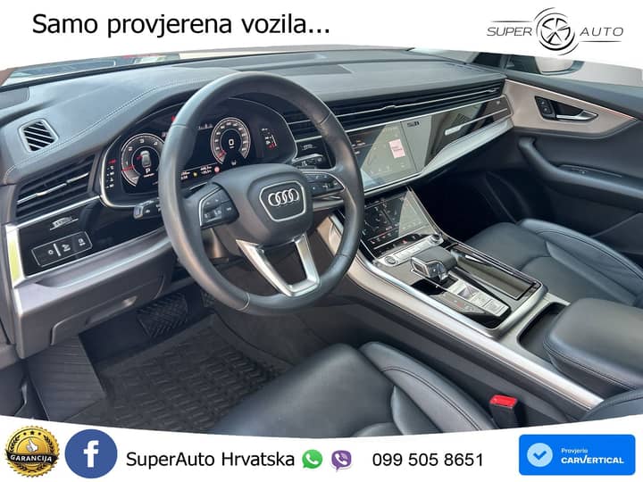 Audi Q8 50 TDI V6 quattro tiptronic S Line 286 KS, ZRAČNI+ACC+4xGR SJED+360+PDC