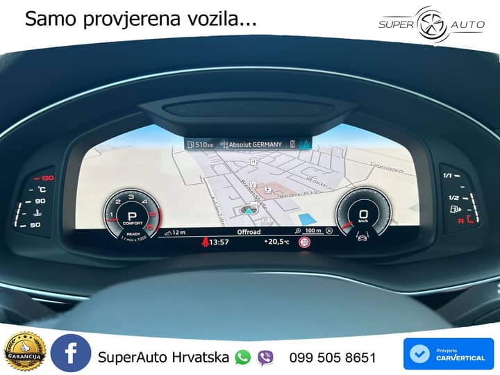 Audi Q8 50 TDI V6 quattro tiptronic S Line 286 KS, ZRAČNI+ACC+4xGR SJED+360+PDC