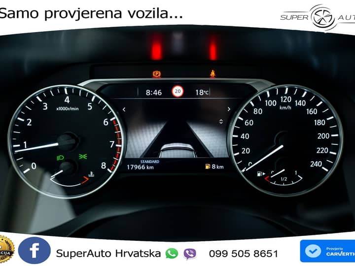 Nissan Qashqai 1.3 DIG-T Acenta 140 KS, ACC+KAM+NAVI