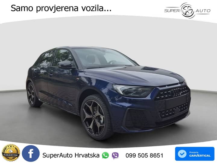 Audi A1 SB 30 TFSI S tronic S line 116 KS, KEY+VIRT+GR SJED+LED+LANE