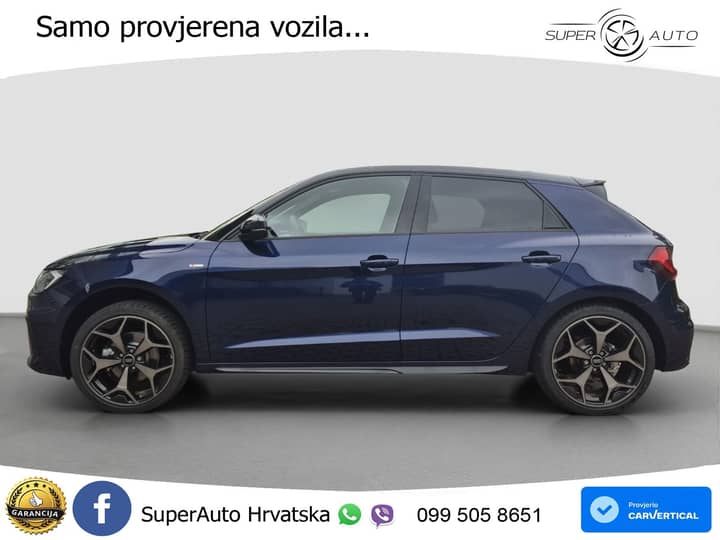 Audi A1 SB 30 TFSI S tronic S line 116 KS, KEY+VIRT+GR SJED+LED+LANE