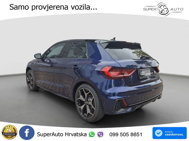 Audi A1 SB 30 TFSI S tronic S line 116 KS, KEY+VIRT+GR SJED+LED+LANE
