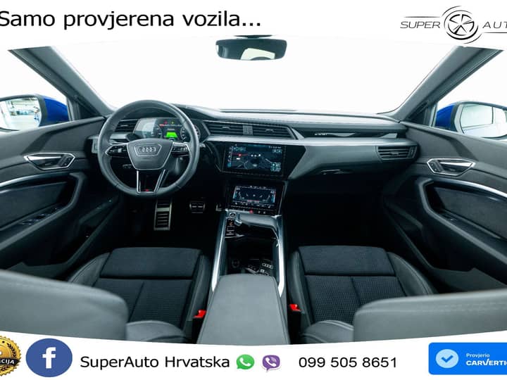 Audi Q8 e-tron 55 quattro 2x S line 408 KS, ZRAČNI+ACC+KAM+GR SJED+VIRT+NAVI