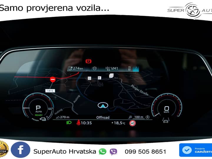 Audi Q8 e-tron 55 quattro 2x S line 408 KS, ZRAČNI+ACC+KAM+GR SJED+VIRT+NAVI