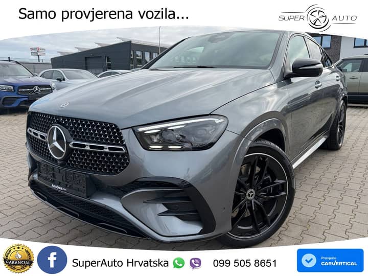 Mercedes GLE 400e Coupe 4M Aut. AMG Line 381 KS, ZRAČNI+ACC+GR SJED+360+ASIST