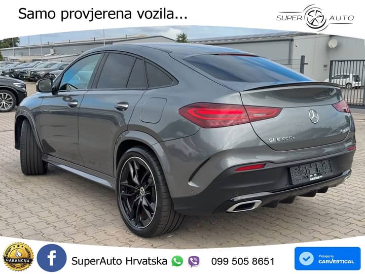 Mercedes GLE 400e Coupe 4M Aut. AMG Line 381 KS, ZRAČNI+ACC+GR SJED+360+ASIST