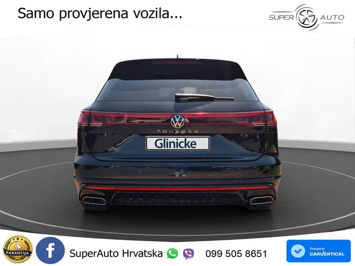 VW Touareg 3.0 TDI V6 4M Aut. R line 231 KS, ZRAČNI+MATRIX+ACC+4xGR SJED+KAM+PDC